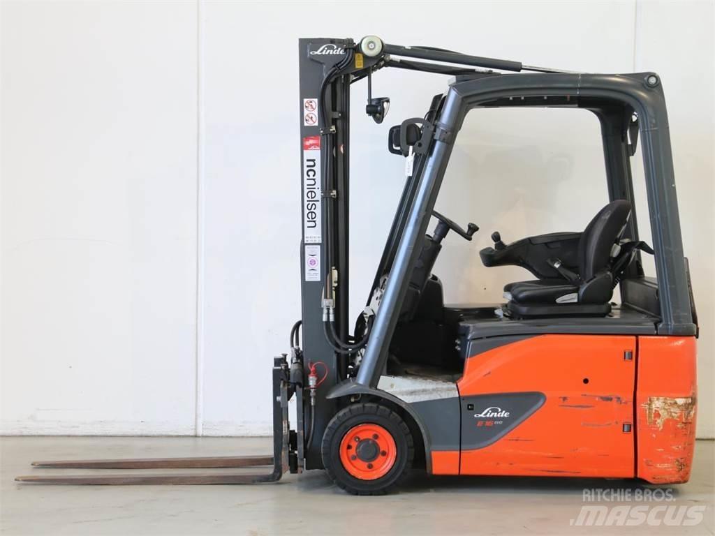 Linde E16/386-02 EVO شاحنات ذات رافعات شوكية تعمل بالكهرباء