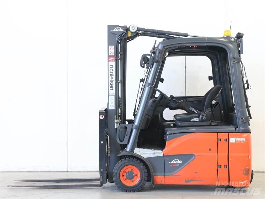 Linde E16/386-02 EVO شاحنات ذات رافعات شوكية تعمل بالكهرباء
