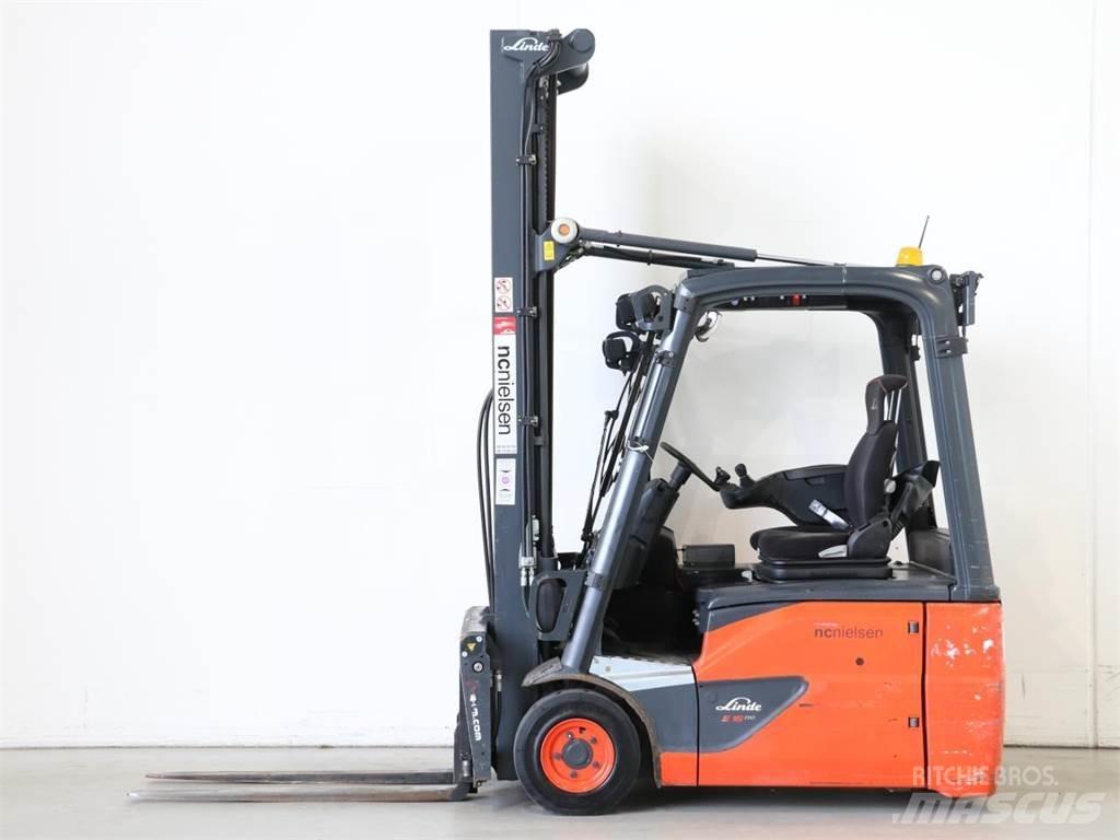 Linde E16 EVO/386-02 شاحنات ذات رافعات شوكية تعمل بالكهرباء