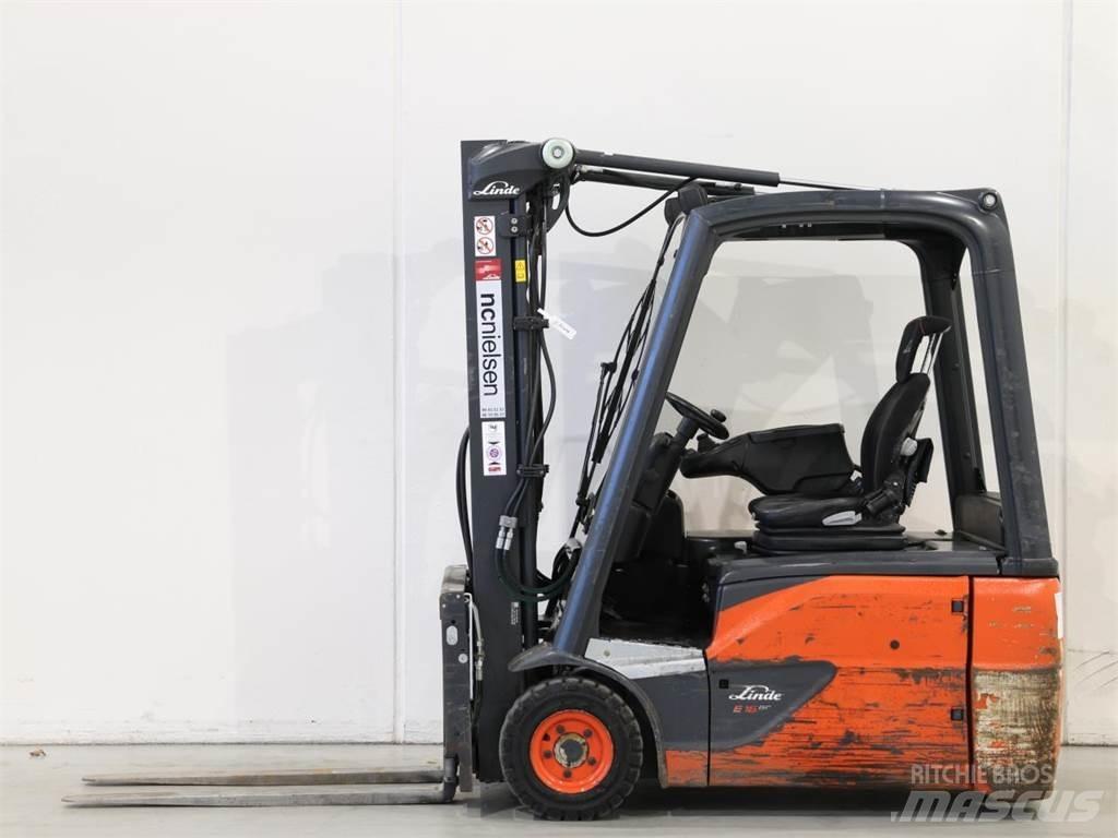 Linde E16 EVO/386-02 شاحنات ذات رافعات شوكية تعمل بالكهرباء