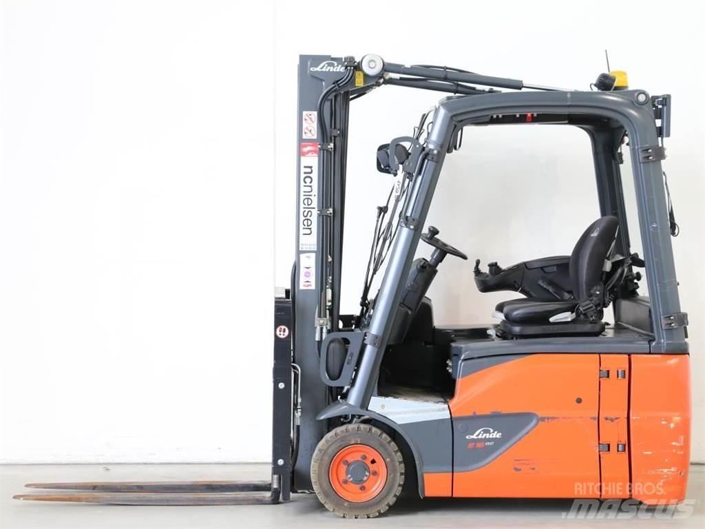 Linde E16 EVO/386-02 شاحنات ذات رافعات شوكية تعمل بالكهرباء