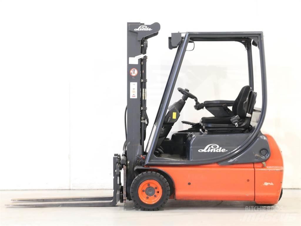 Linde E16C/335-02 شاحنات ذات رافعات شوكية تعمل بالكهرباء