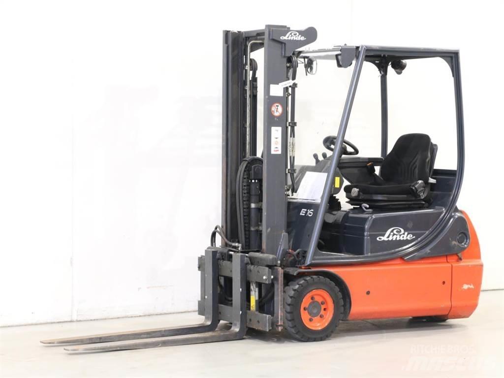 Linde E16C/335-02 شاحنات ذات رافعات شوكية تعمل بالكهرباء