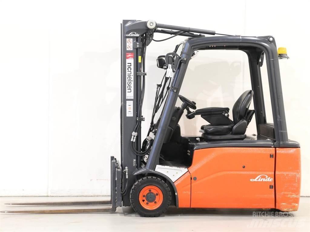 Linde E16L/386-01 شاحنات ذات رافعات شوكية تعمل بالكهرباء