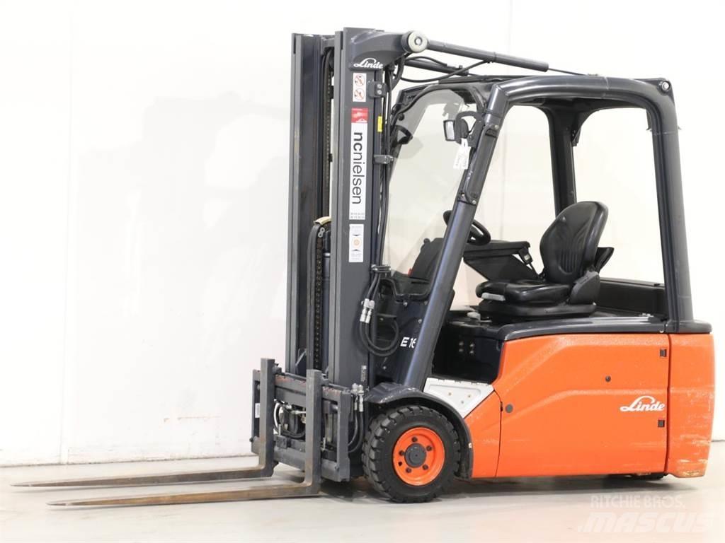 Linde E16L/386-01 شاحنات ذات رافعات شوكية تعمل بالكهرباء
