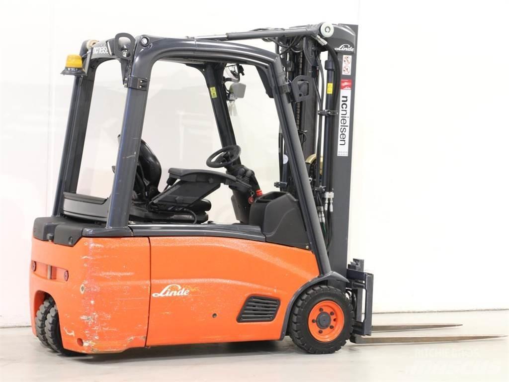 Linde E16L/386-01 شاحنات ذات رافعات شوكية تعمل بالكهرباء
