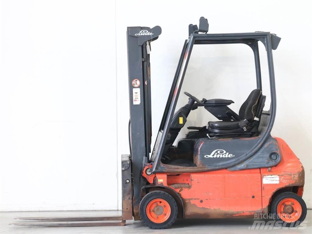 Linde E16P/335-02 شاحنات ذات رافعات شوكية تعمل بالكهرباء