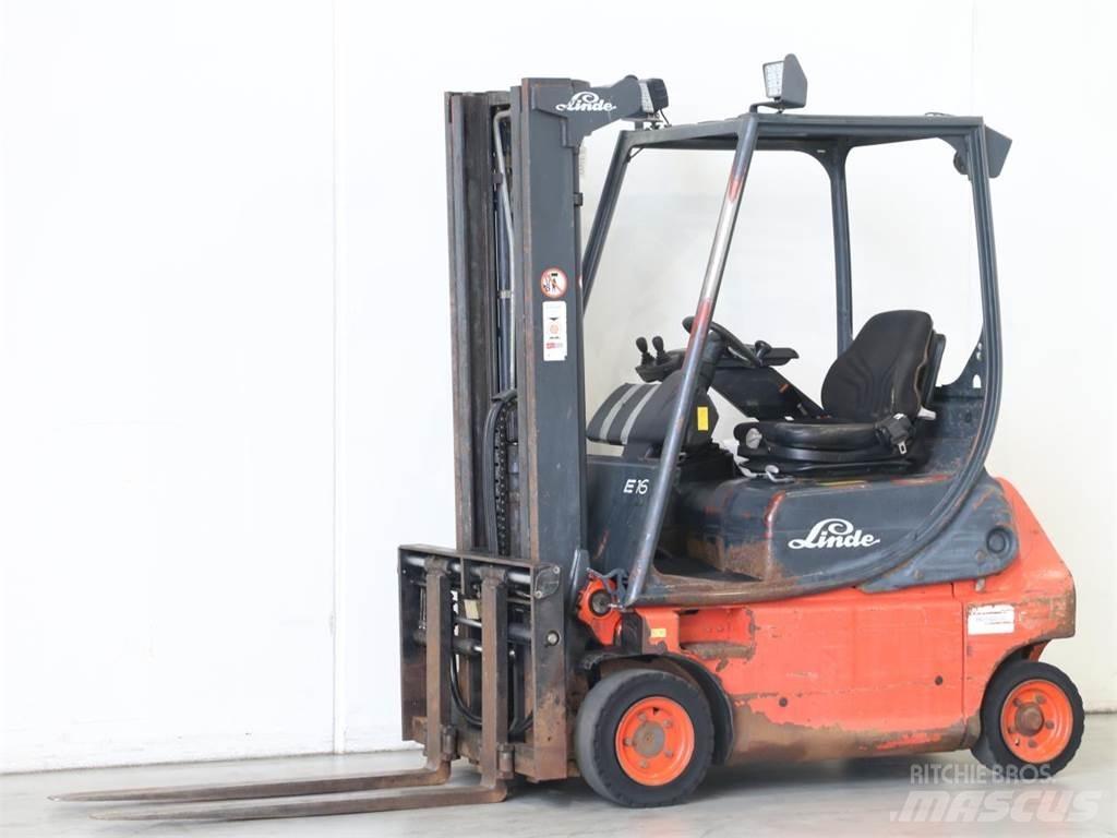 Linde E16P/335-02 شاحنات ذات رافعات شوكية تعمل بالكهرباء
