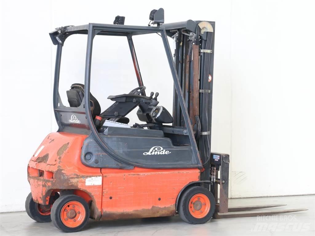 Linde E16P/335-02 شاحنات ذات رافعات شوكية تعمل بالكهرباء
