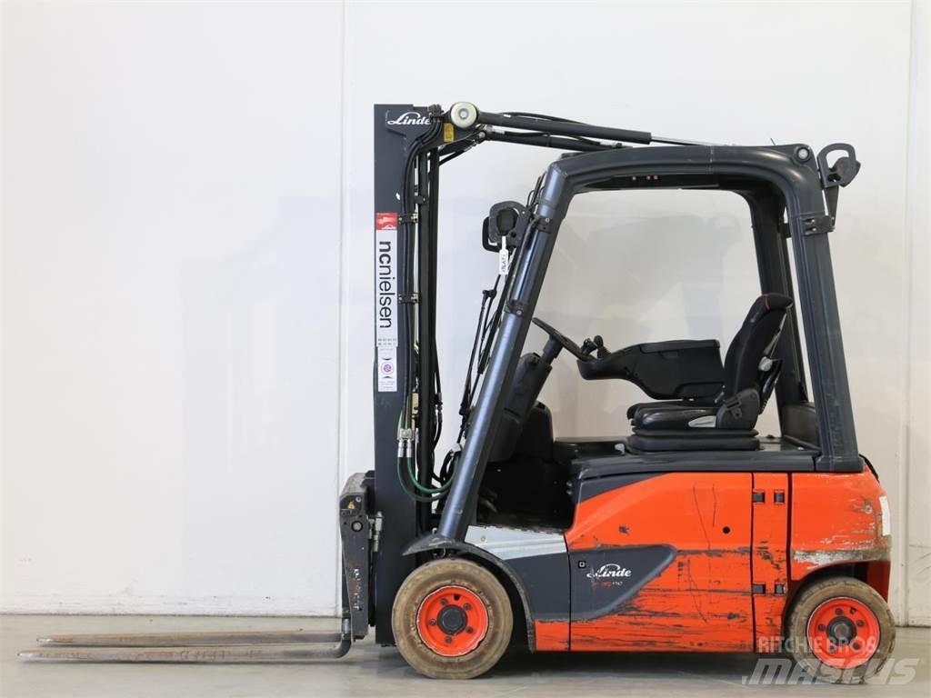 Linde E16P/386-02 شاحنات ذات رافعات شوكية تعمل بالكهرباء