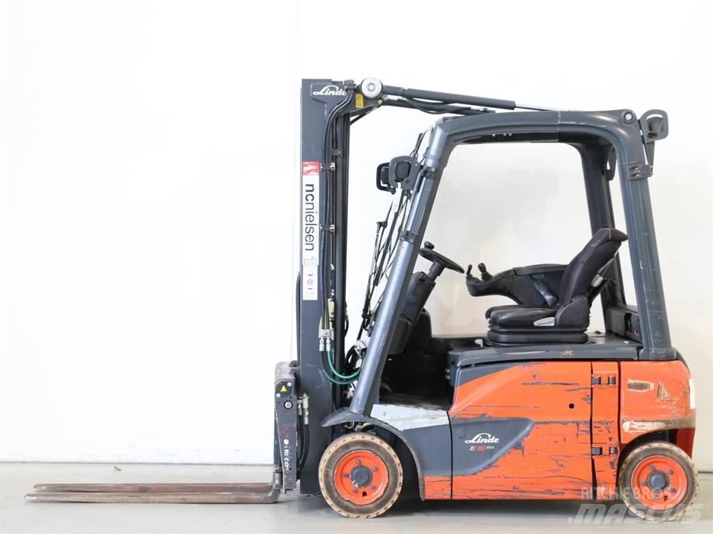 Linde E16P/386-02 شاحنات ذات رافعات شوكية تعمل بالكهرباء