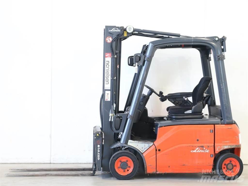 Linde E16P/386-02 شاحنات ذات رافعات شوكية تعمل بالكهرباء