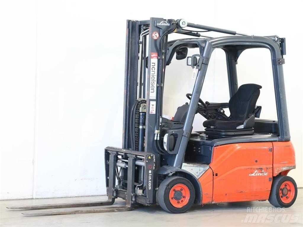 Linde E16P/386-02 شاحنات ذات رافعات شوكية تعمل بالكهرباء