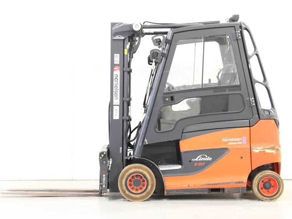 Linde E20/600H/387 شاحنات ذات رافعات شوكية تعمل بالكهرباء