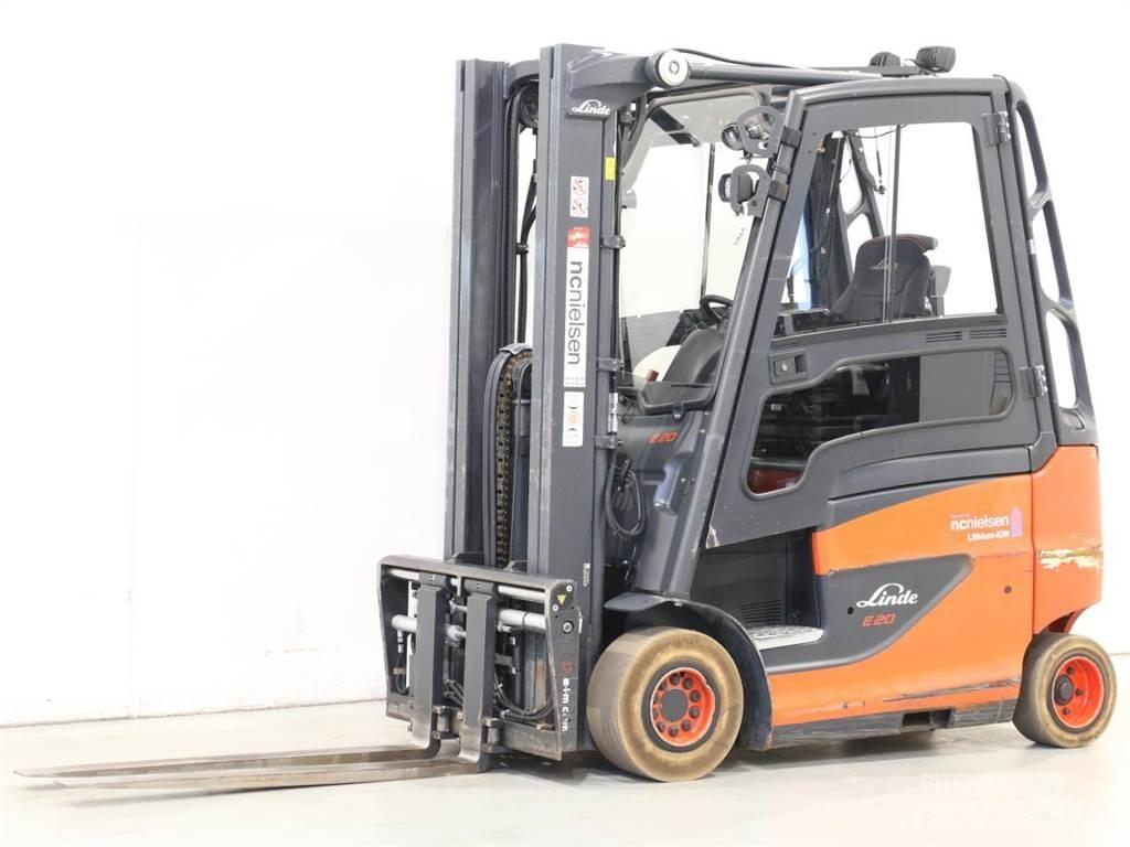 Linde E20/600H/387 شاحنات ذات رافعات شوكية تعمل بالكهرباء