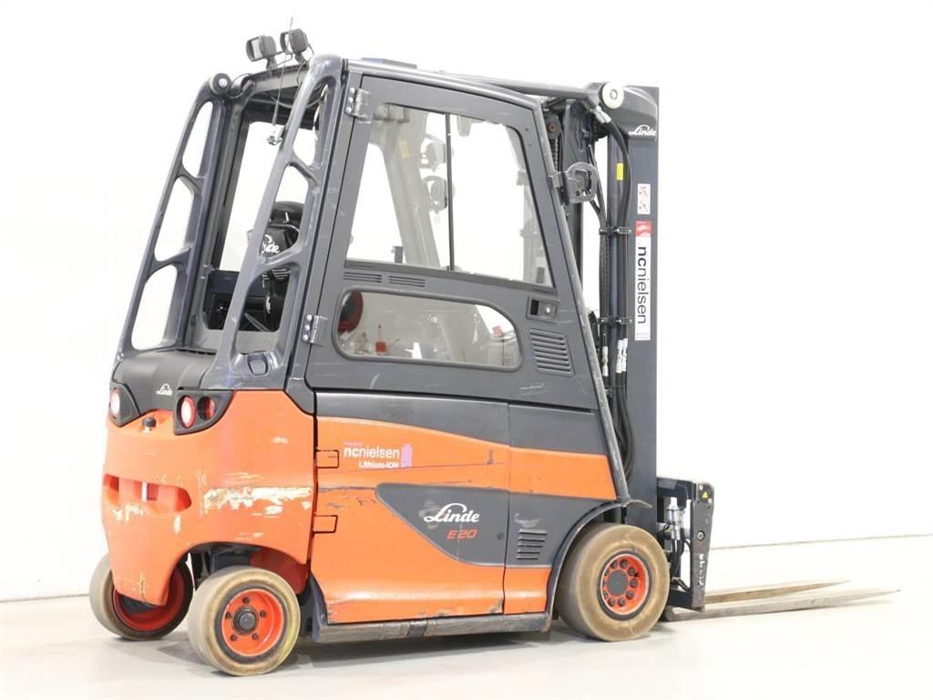 Linde E20/600H/387 شاحنات ذات رافعات شوكية تعمل بالكهرباء