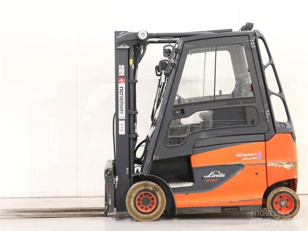 Linde E20/600H/387 شاحنات ذات رافعات شوكية تعمل بالكهرباء