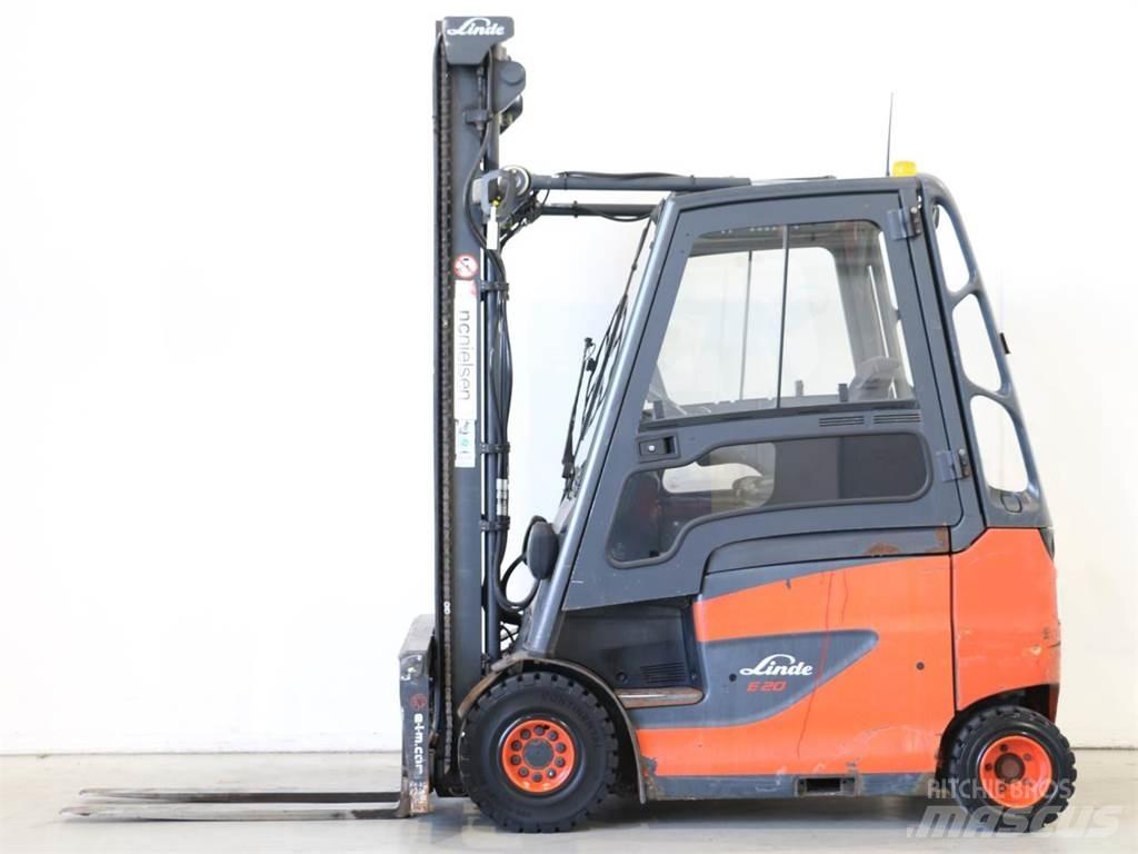 Linde E20/600H/387 شاحنات ذات رافعات شوكية تعمل بالكهرباء