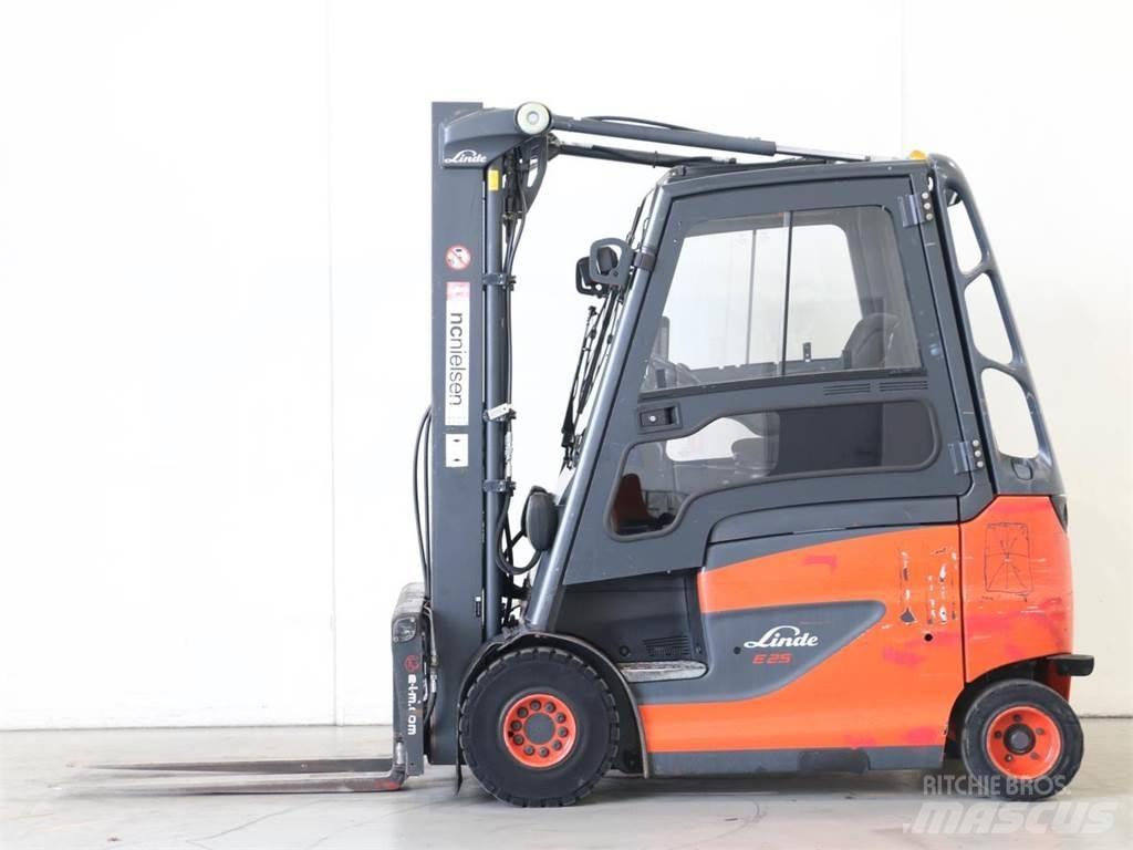 Linde E25/600H/387 شاحنات ذات رافعات شوكية تعمل بالكهرباء