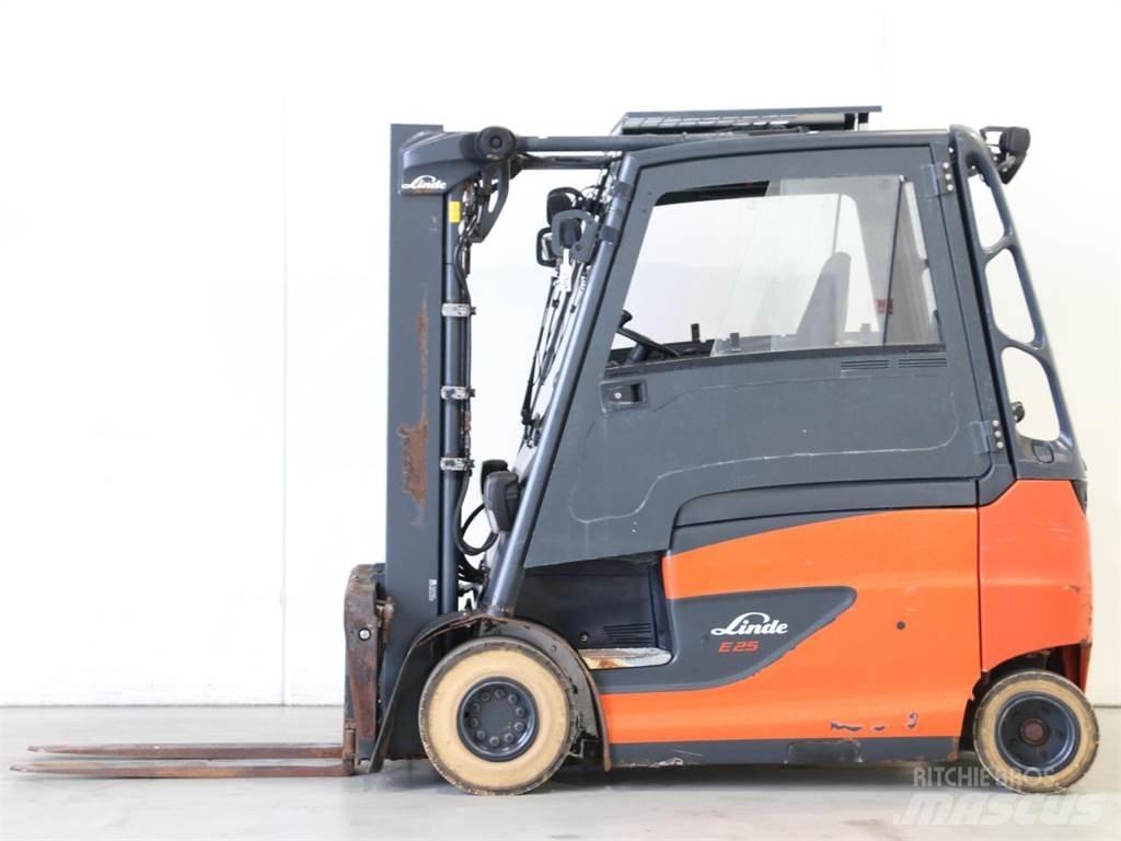 Linde E25/600HL/387 شاحنات ذات رافعات شوكية تعمل بالكهرباء