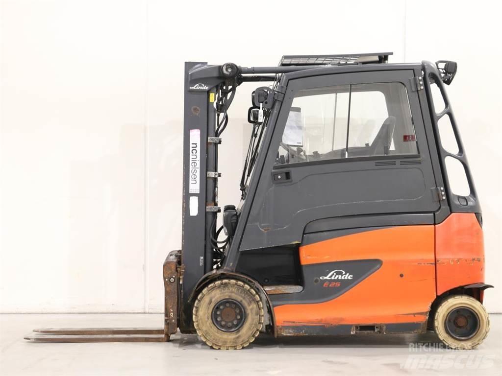 Linde E25/600HL/387 شاحنات ذات رافعات شوكية تعمل بالكهرباء