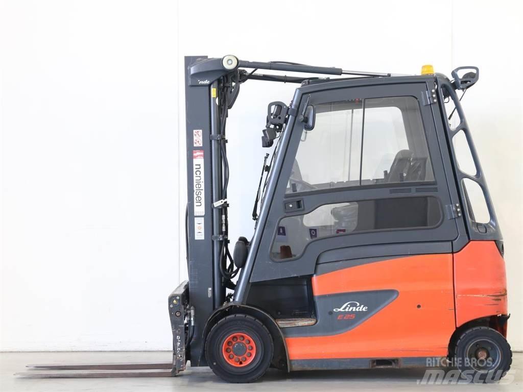 Linde E25/600HL/387 شاحنات ذات رافعات شوكية تعمل بالكهرباء