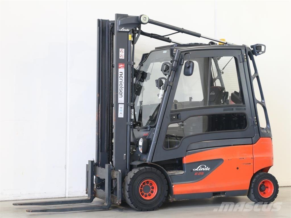 Linde E25L/387 شاحنات ذات رافعات شوكية تعمل بالكهرباء