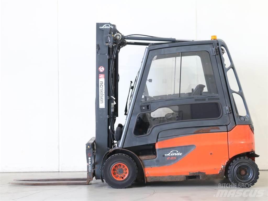 Linde E25L/387 شاحنات ذات رافعات شوكية تعمل بالكهرباء