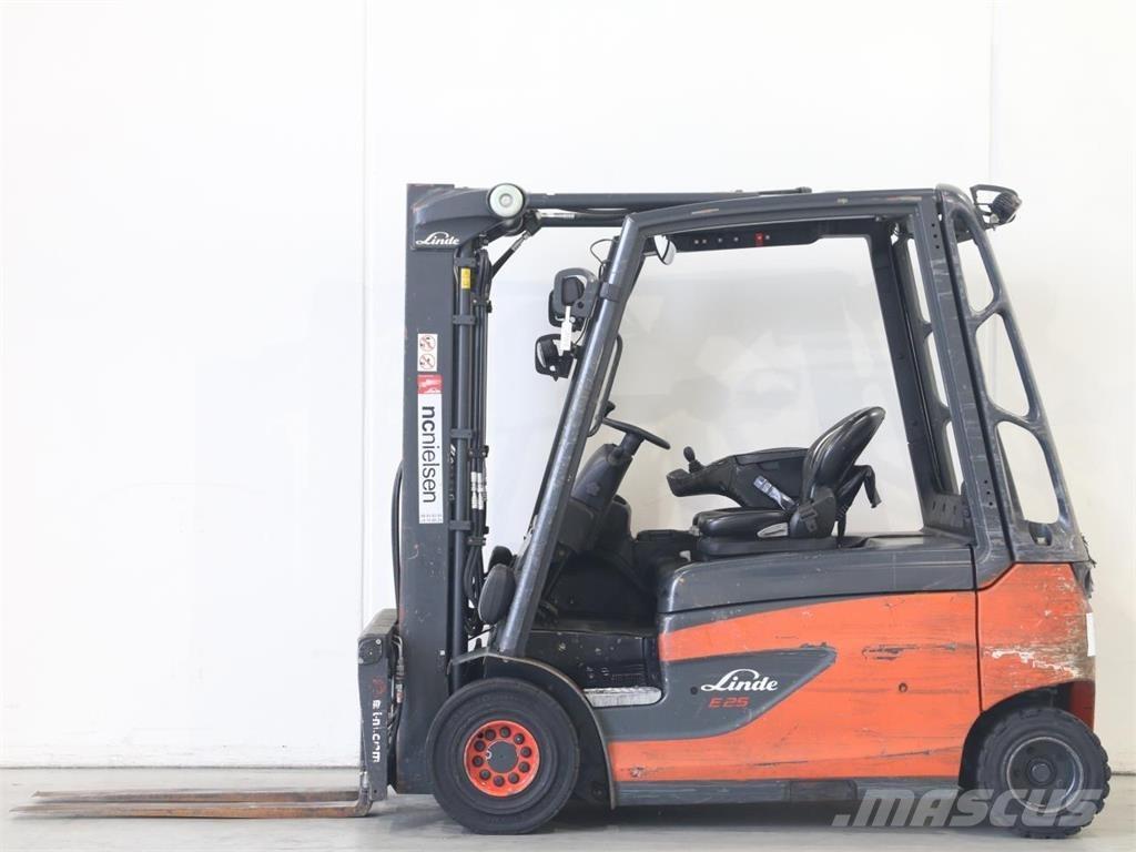 Linde E25L/387 شاحنات ذات رافعات شوكية تعمل بالكهرباء