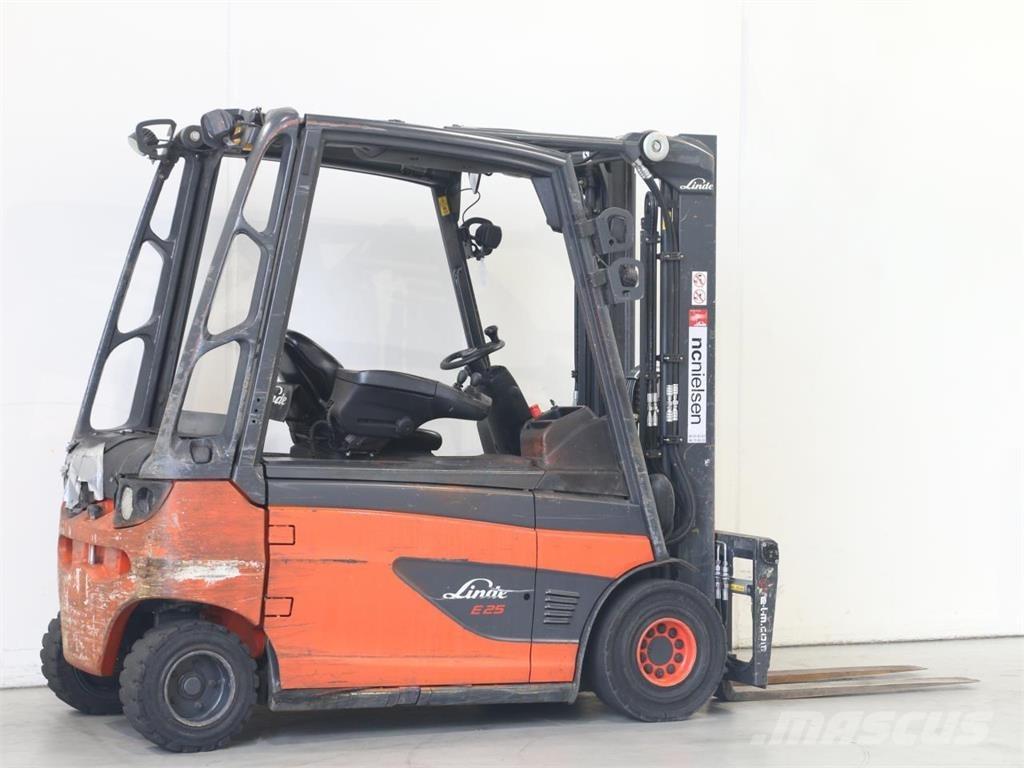 Linde E25L/387 شاحنات ذات رافعات شوكية تعمل بالكهرباء