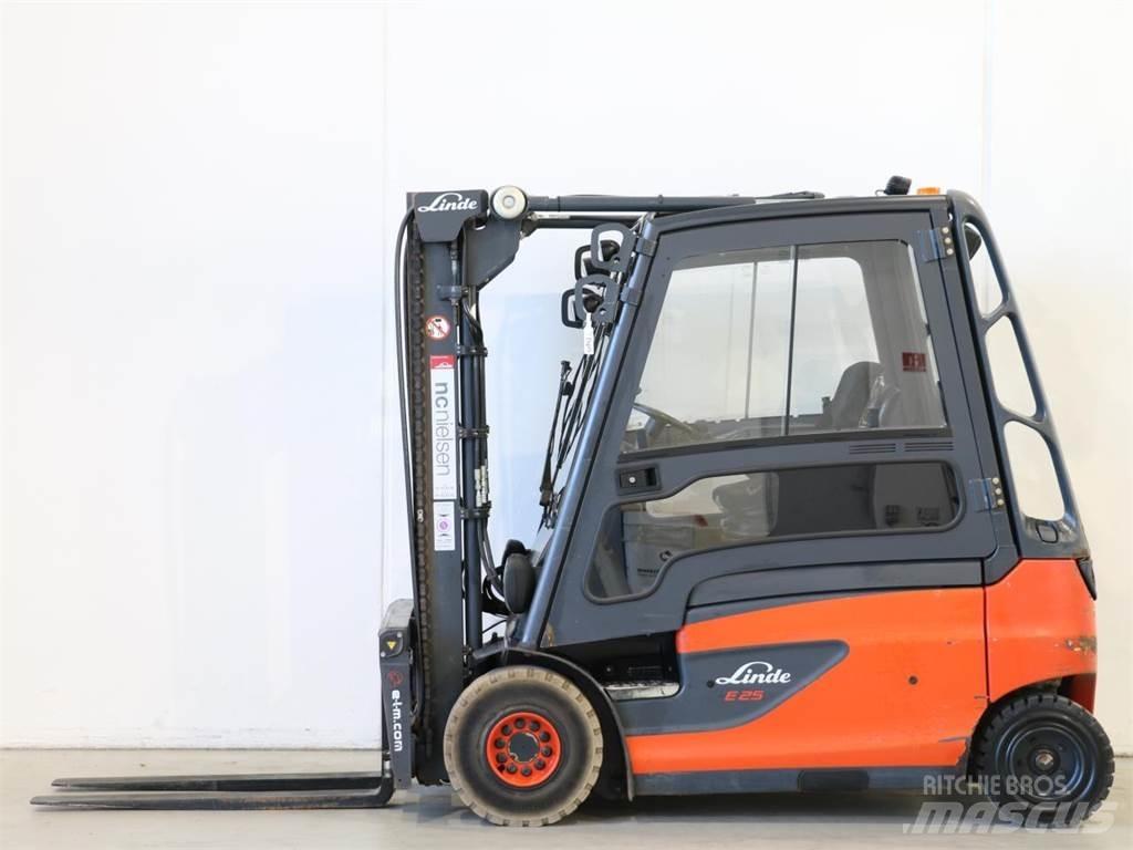 Linde E25L/387-01 شاحنات ذات رافعات شوكية تعمل بالكهرباء