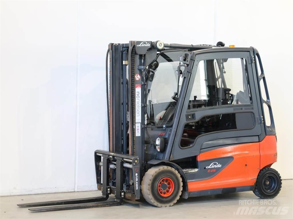 Linde E25L/387-01 شاحنات ذات رافعات شوكية تعمل بالكهرباء
