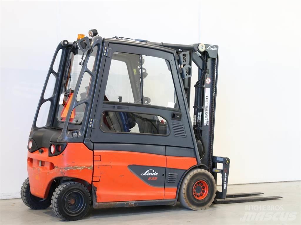 Linde E25L/387-01 شاحنات ذات رافعات شوكية تعمل بالكهرباء