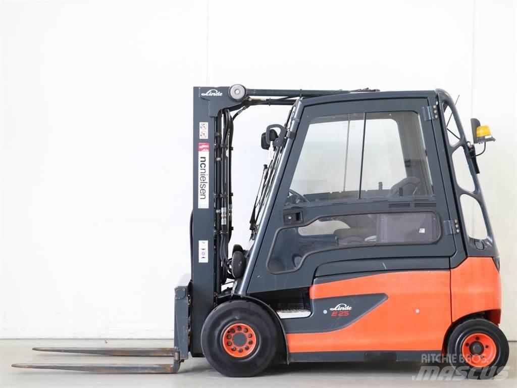Linde E25L/387-01 شاحنات ذات رافعات شوكية تعمل بالكهرباء