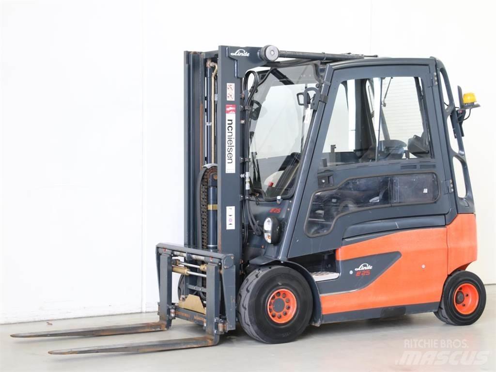 Linde E25L/387-01 شاحنات ذات رافعات شوكية تعمل بالكهرباء