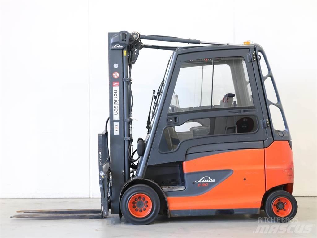 Linde E30/600HL/387 شاحنات ذات رافعات شوكية تعمل بالكهرباء