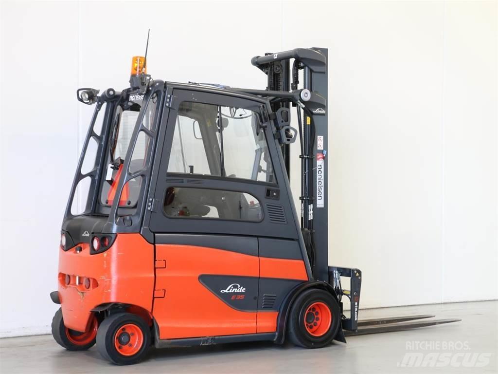 Linde E35HL/387 شاحنات ذات رافعات شوكية تعمل بالكهرباء