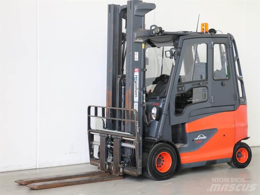 Linde E35HL/387 شاحنات ذات رافعات شوكية تعمل بالكهرباء