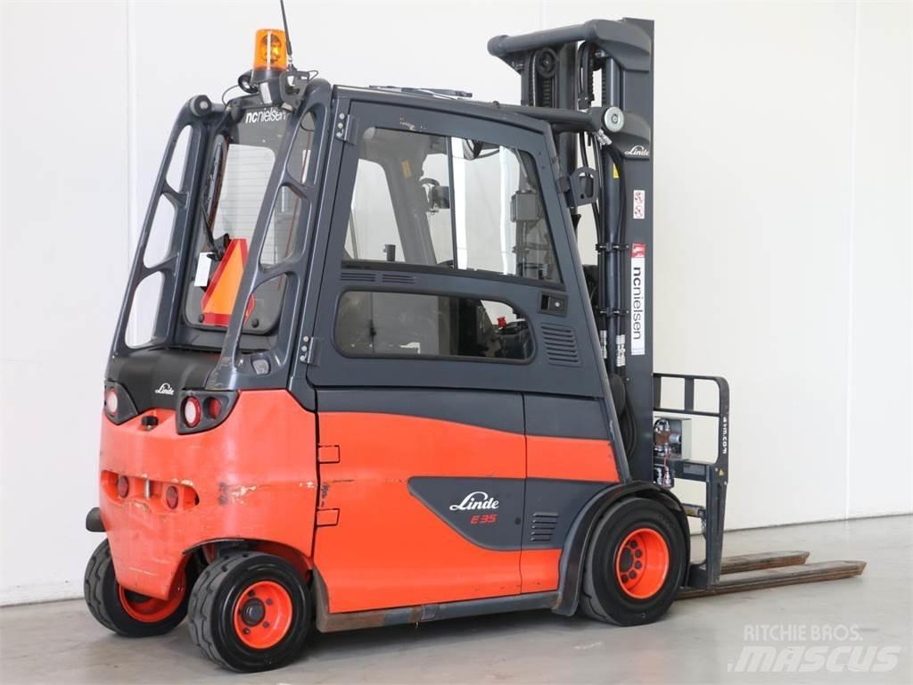 Linde E35HL/387 شاحنات ذات رافعات شوكية تعمل بالكهرباء