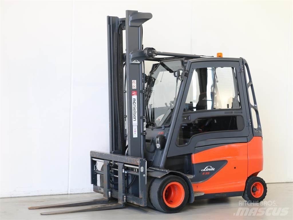 Linde E35HL/387 شاحنات ذات رافعات شوكية تعمل بالكهرباء