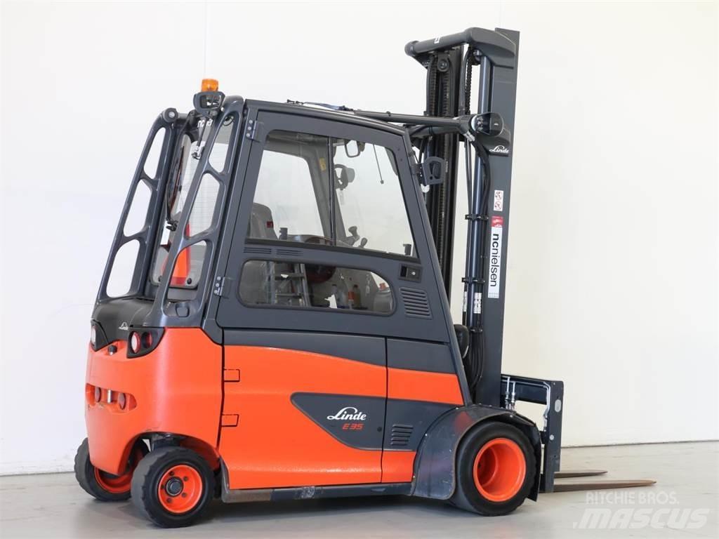Linde E35HL/387 شاحنات ذات رافعات شوكية تعمل بالكهرباء