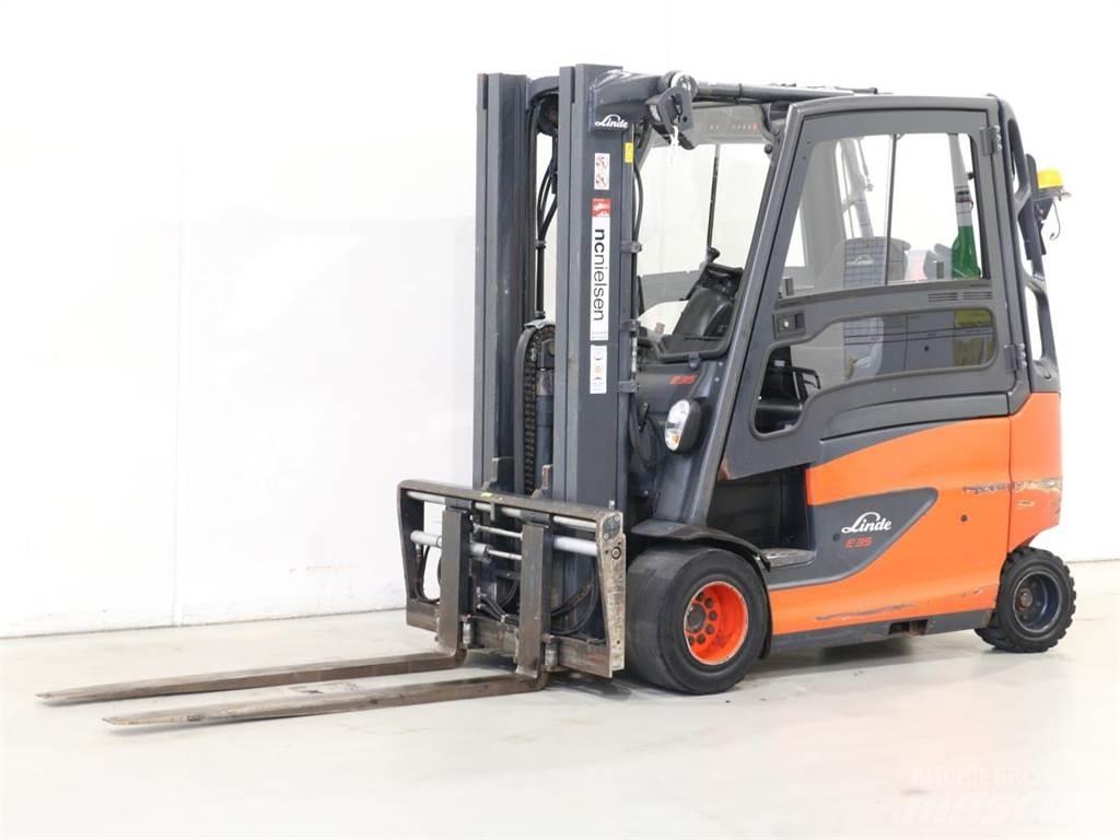 Linde E35HL/387 شاحنات ذات رافعات شوكية تعمل بالكهرباء