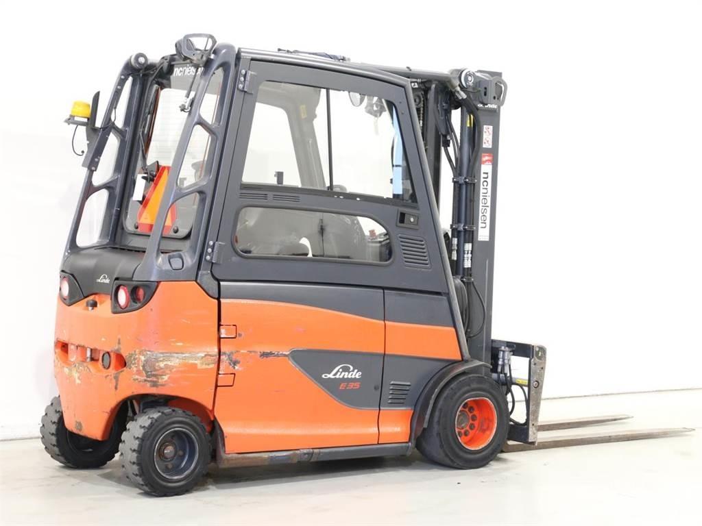 Linde E35HL/387 شاحنات ذات رافعات شوكية تعمل بالكهرباء