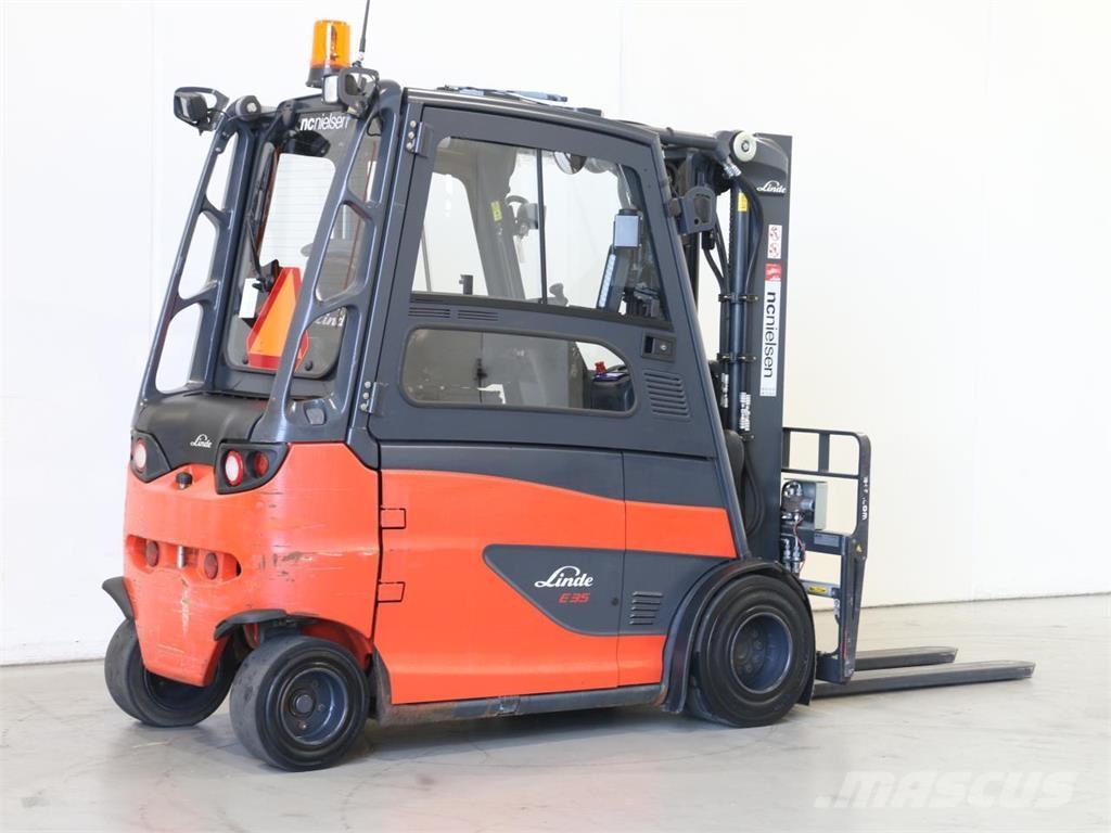 Linde E35HL/387 شاحنات ذات رافعات شوكية تعمل بالكهرباء