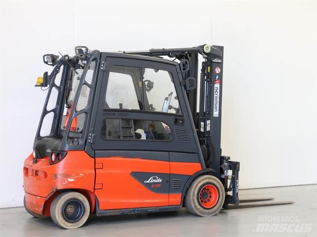 Linde E35L/387 شاحنات ذات رافعات شوكية تعمل بالكهرباء