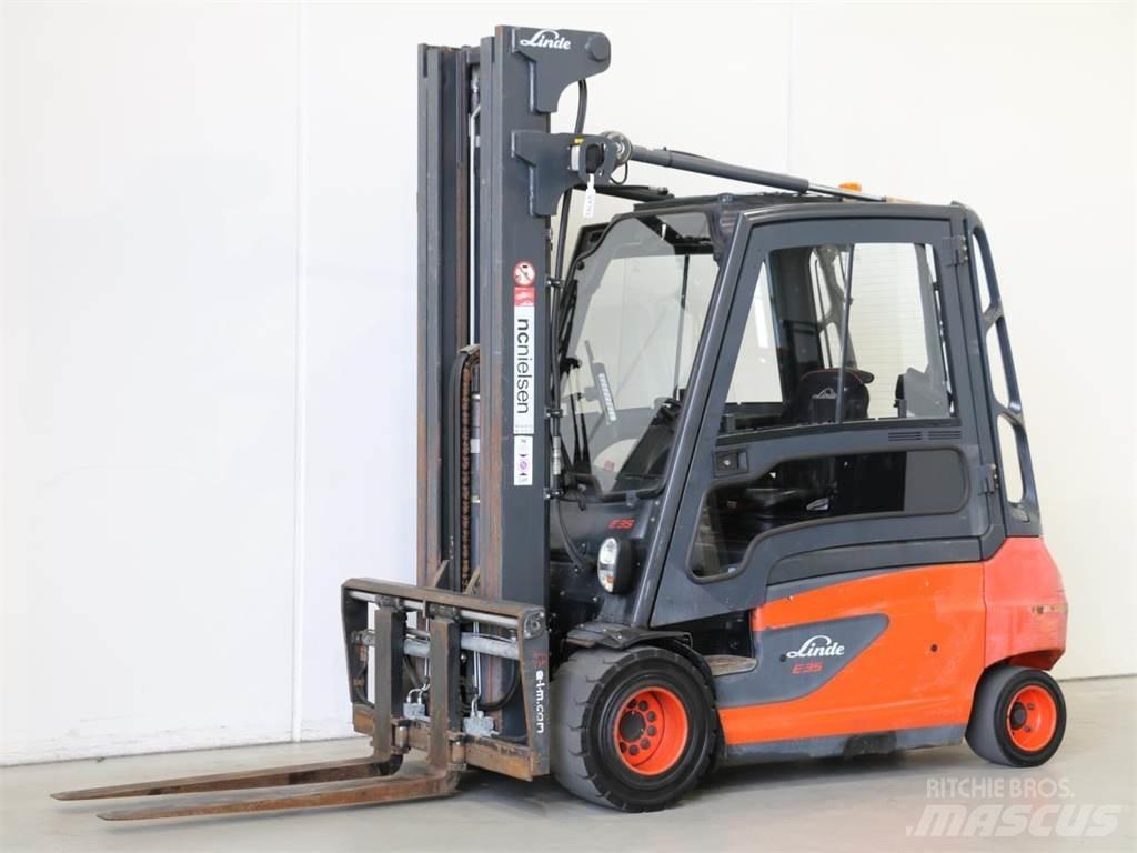 Linde E35L/387 شاحنات ذات رافعات شوكية تعمل بالكهرباء