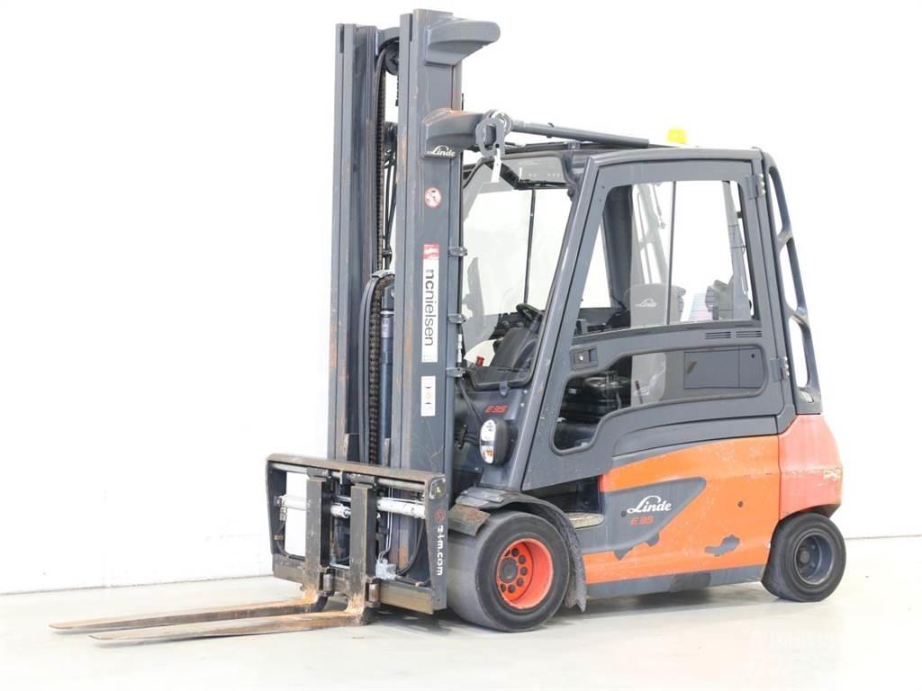 Linde E35L/387 شاحنات ذات رافعات شوكية تعمل بالكهرباء
