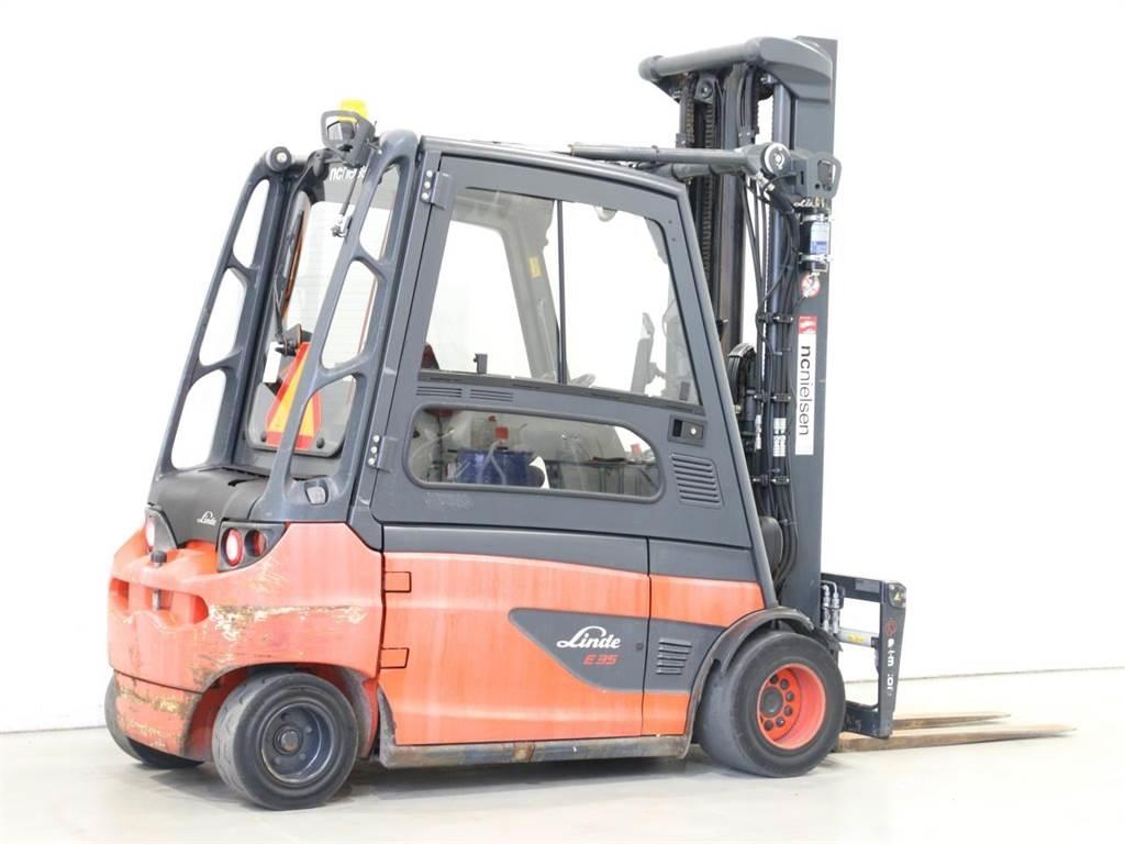 Linde E35L/387 شاحنات ذات رافعات شوكية تعمل بالكهرباء