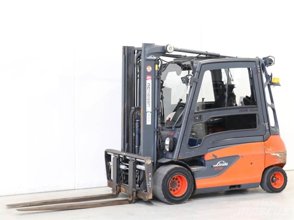 Linde E35L/387 شاحنات ذات رافعات شوكية تعمل بالكهرباء