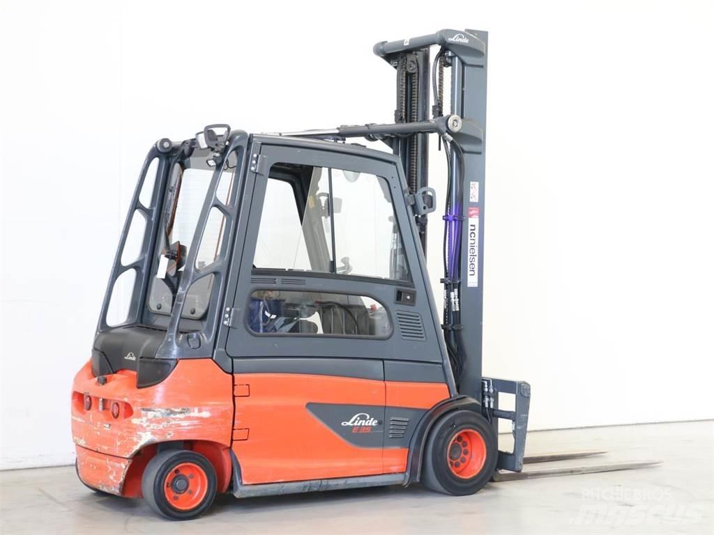 Linde E35L/387 شاحنات ذات رافعات شوكية تعمل بالكهرباء